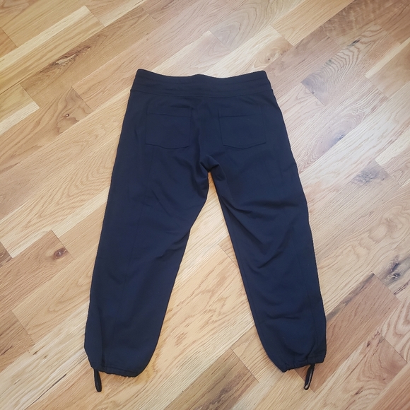 Athleta Womens Black Midrise Drawstring Jogger/Hiking Pants, Size Small - Picture 2 of 6